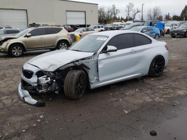 WBS2U7C05M7H84475 - 2021 BMW M2 COMPETITION GRAY photo 1