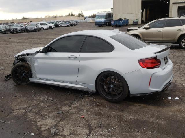 WBS2U7C05M7H84475 - 2021 BMW M2 COMPETITION GRAY photo 2