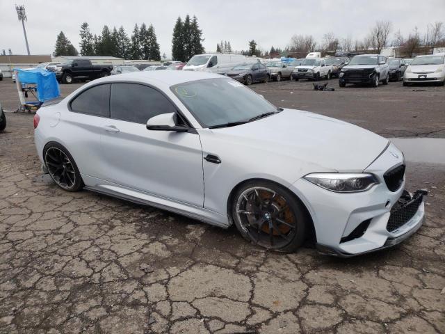 WBS2U7C05M7H84475 - 2021 BMW M2 COMPETITION GRAY photo 4