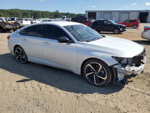 1HGCV1F37MA096751 - 2021 HONDA ACCORD SPORT WHITE photo 4