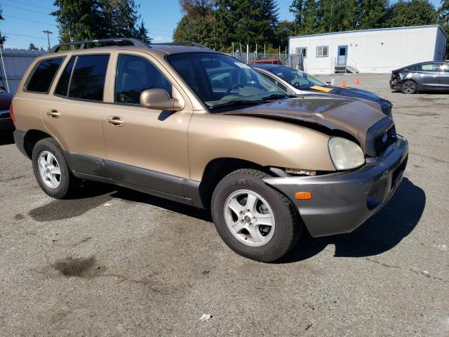 KM8SC73D04U812979 - 2004 HYUNDAI SANTA FE GLS TAN photo 4