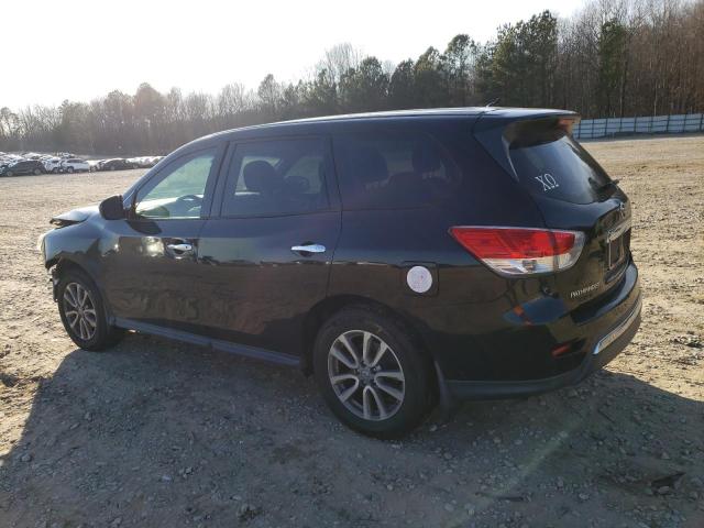 5N1AR2MN2EC643866 - 2014 NISSAN PATHFINDER S BLACK photo 2
