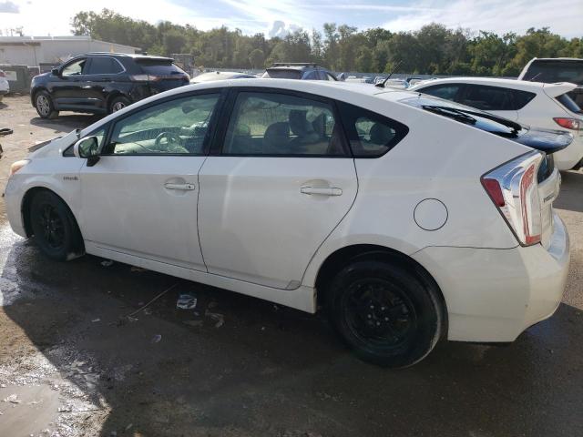 JTDKN3DU3D0351385 - 2013 TOYOTA PRIUS WHITE photo 2