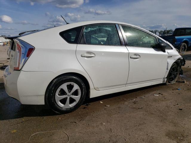 JTDKN3DU3D0351385 - 2013 TOYOTA PRIUS WHITE photo 3