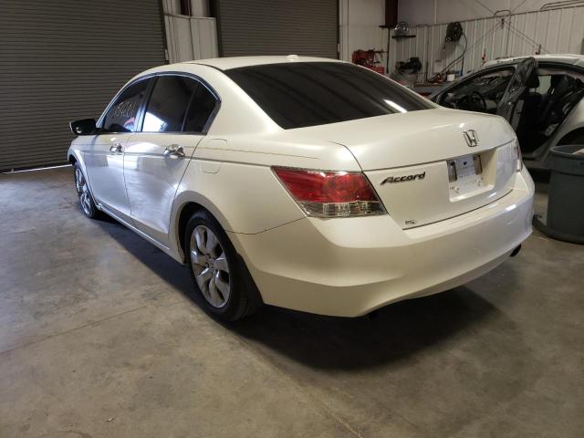 1HGCP36888A034461 - 2008 HONDA ACCORD EXL WHITE photo 3