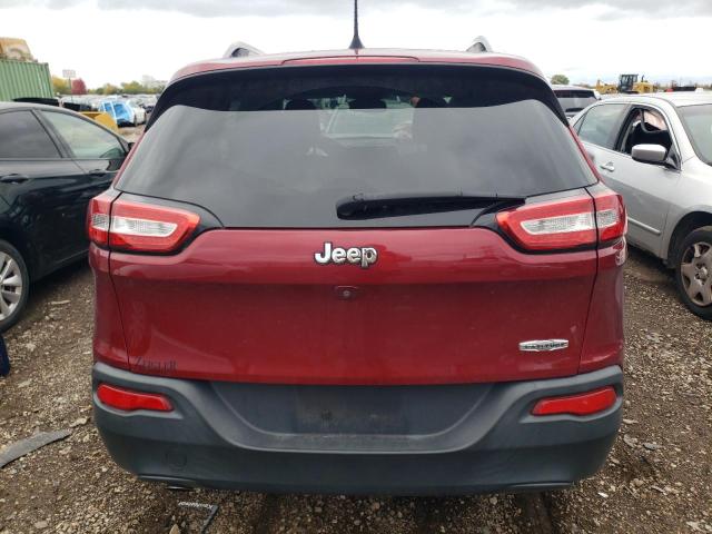 1C4PJLCB4HW623379 - 2017 JEEP CHEROKEE LATITUDE RED photo 6