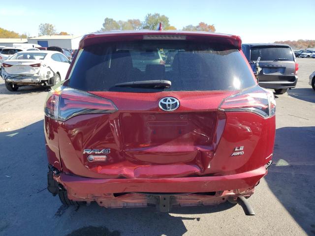 2T3BFREV7JW835896 - 2018 TOYOTA RAV4 LE RED photo 6