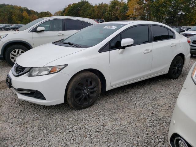 19XFB2F88EE254387 - 2014 HONDA CIVIC EX WHITE photo 1