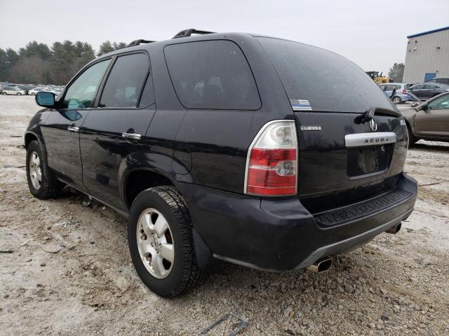 2HNYD18265H524625 - 2005 ACURA MDX BLACK photo 2