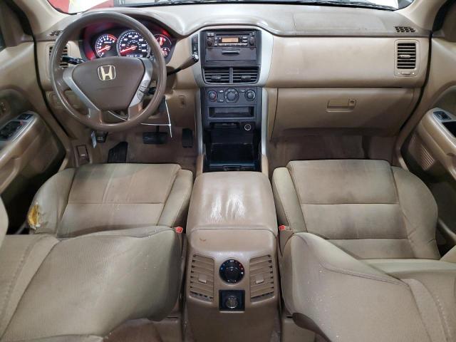 5FNYF18167B000665 - 2007 HONDA PILOT LX TAN photo 8