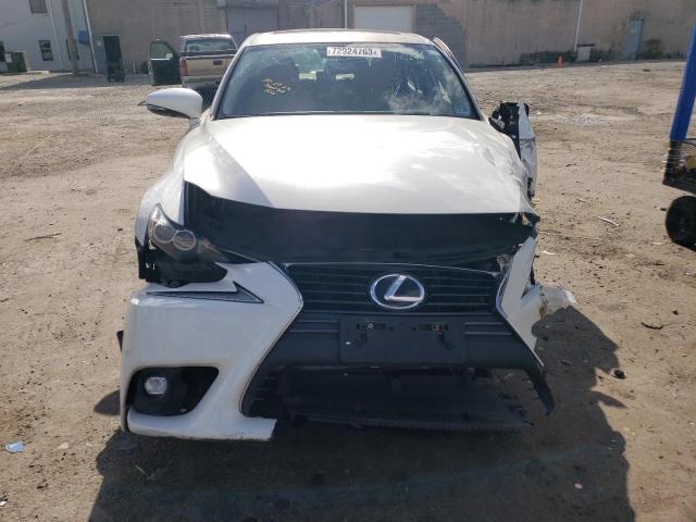 JTHBF1D21F5063708 - 2015 LEXUS IS 250 WHITE photo 5