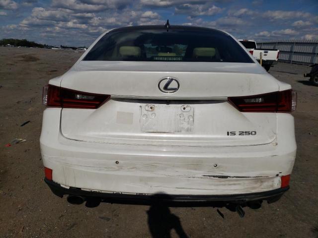 JTHBF1D21F5063708 - 2015 LEXUS IS 250 WHITE photo 6