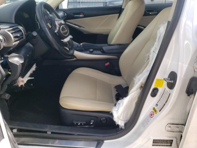 JTHBF1D21F5063708 - 2015 LEXUS IS 250 WHITE photo 7