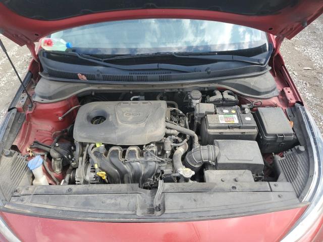 3KPC24A3XKE072065 - 2019 HYUNDAI ACCENT SE RED photo 11