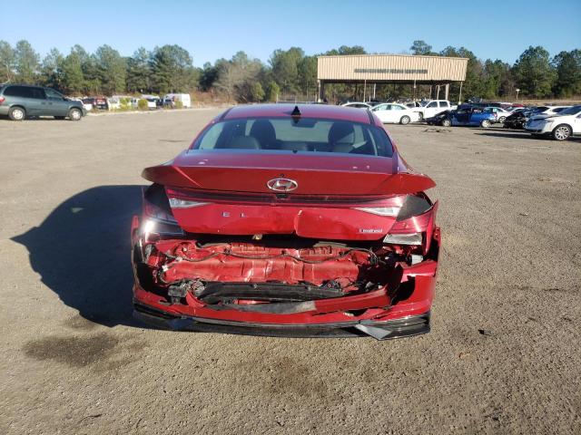 KMHLP4AGXMU133211 - 2021 HYUNDAI ELANTRA LIMITED RED photo 6