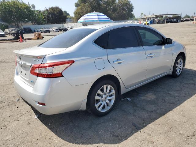 3N1AB7APXDL794522 - 2013 NISSAN SENTRA S SILVER photo 3