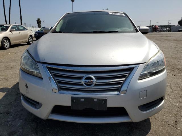 3N1AB7APXDL794522 - 2013 NISSAN SENTRA S SILVER photo 5