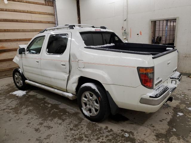 2HJYK16526H504748 - 2006 HONDA RIDGELINE RTL WHITE photo 2