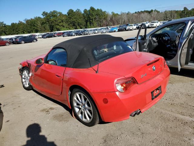 4USBU33536LW68463 - 2006 BMW Z4 3.0 RED photo 1