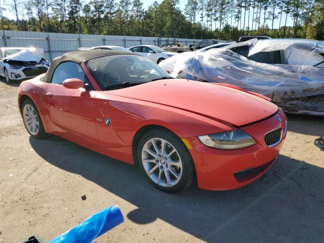 4USBU33536LW68463 - 2006 BMW Z4 3.0 RED photo 4