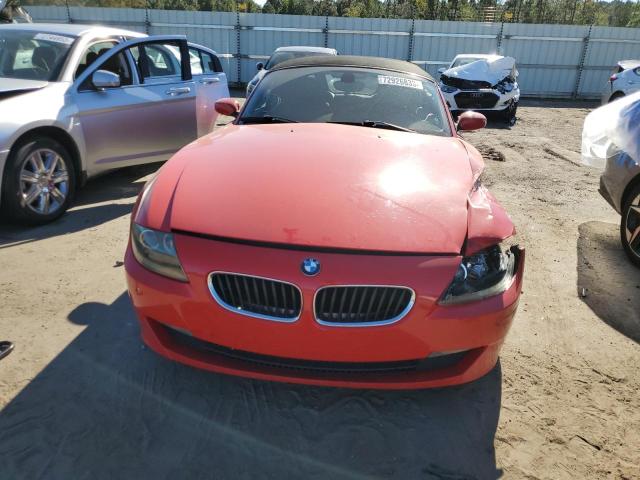 4USBU33536LW68463 - 2006 BMW Z4 3.0 RED photo 5