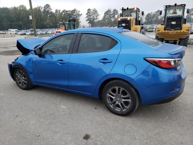 3MYDLBYV4KY507921 - 2019 TOYOTA YARIS L BLUE photo 2