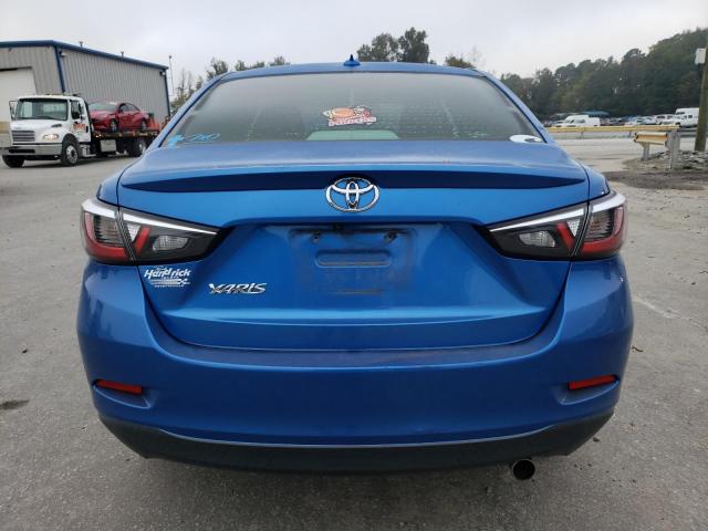 3MYDLBYV4KY507921 - 2019 TOYOTA YARIS L BLUE photo 6