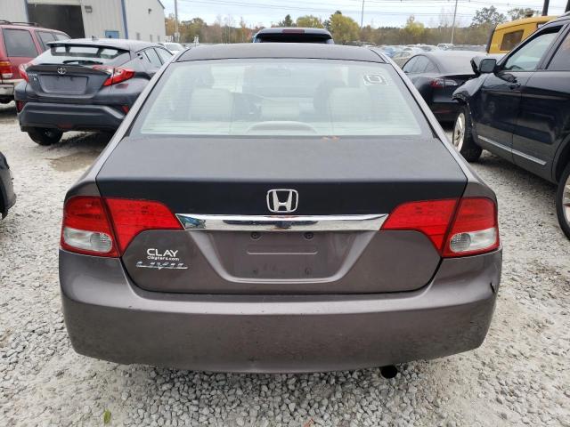 2HGFA16929H513375 - 2009 HONDA CIVIC EXL GRAY photo 6