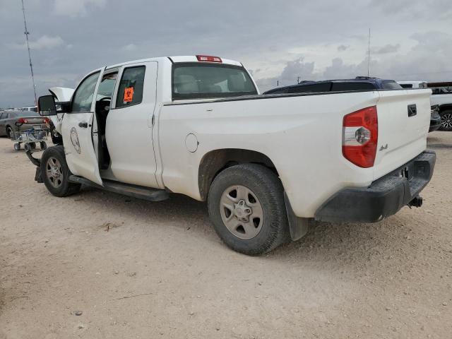 5TFUW5F10FX424632 - 2015 TOYOTA TUNDRA DOUBLE CAB SR/SR5 WHITE photo 2