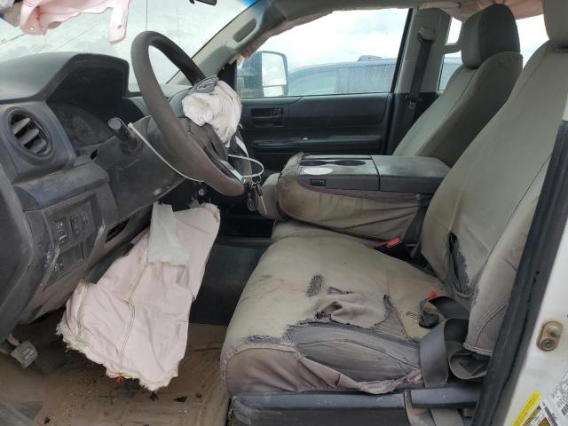 5TFUW5F10FX424632 - 2015 TOYOTA TUNDRA DOUBLE CAB SR/SR5 WHITE photo 7