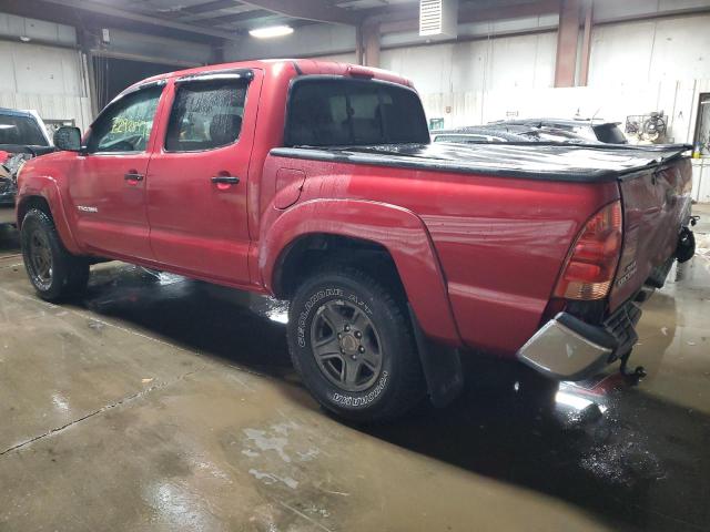 5TELU42N98Z474610 - 2008 TOYOTA TACOMA DOUBLE CAB 红色 照片 2