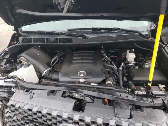 5TFUY5F17LX923451 - 2020 TOYOTA TUNDRA DOUBLE CAB SR/SR5 BLACK photo 11