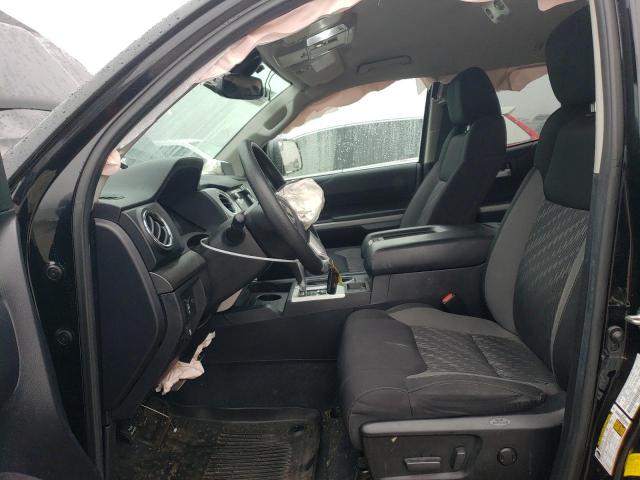 5TFUY5F17LX923451 - 2020 TOYOTA TUNDRA DOUBLE CAB SR/SR5 BLACK photo 7