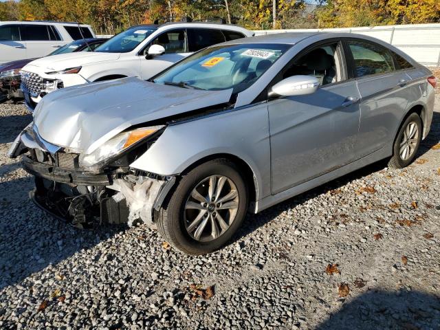 5NPEB4AC6EH919611 - 2014 HYUNDAI SONATA GLS SILVER photo 1