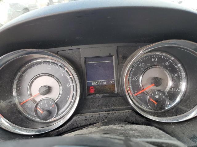 2C4RC1BG9DR620825 - 2013 CHRYSLER TOWN & COU TOURING BURGUNDY photo 9