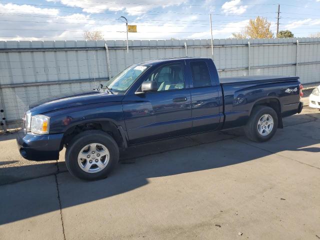 1D7HW42K07S161251 - 2007 DODGE DAKOTA SLT BLUE photo 1