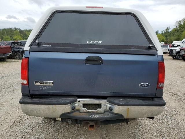 1FTNF21506EB60448 - 2006 FORD F250 SUPER DUTY BLUE photo 6