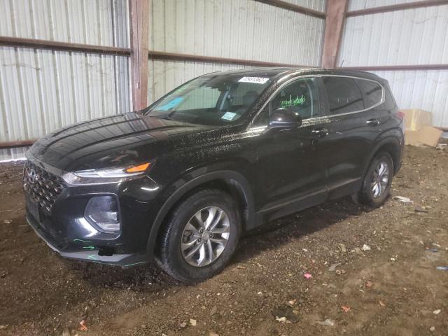 5NMS23ADXKH013167 - 2019 HYUNDAI SANTA FE SE BLACK photo 1