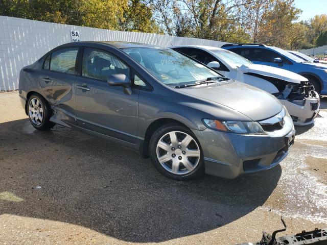 1HGFA16549L018417 - 2009 HONDA CIVIC LX GRAY photo 4