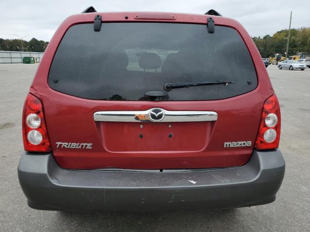 4F2YZ04196KM22695 - 2006 MAZDA TRIBUTE S RED photo 6