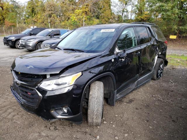 1GNERJKW7MJ187067 - 2021 CHEVROLET TRAVERSE RS BLACK photo 1