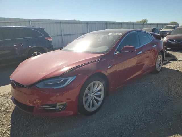 5YJSA1E20KF335916 - 2019 TESLA MODEL S Կարմիր լուսանկար 1