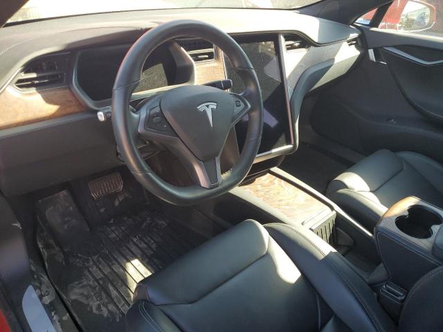 5YJSA1E20KF335916 - 2019 TESLA MODEL S Կարմիր լուսանկար 8