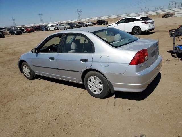 2HGES16335H567296 - 2005 HONDA CIVIC DX VP SILVER photo 2