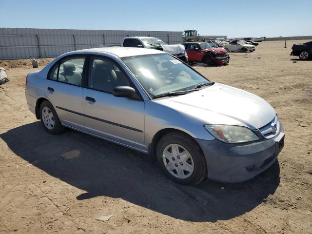 2HGES16335H567296 - 2005 HONDA CIVIC DX VP SILVER photo 4