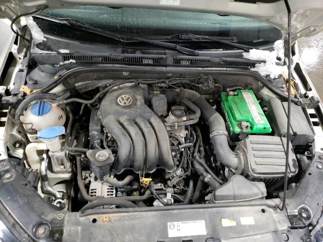 3VW2K7AJ5CM320514 - 2012 VOLKSWAGEN JETTA BASE SILVER photo 11