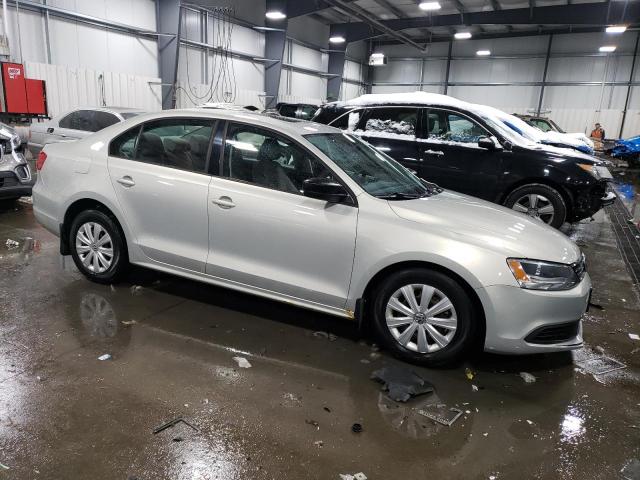 3VW2K7AJ5CM320514 - 2012 VOLKSWAGEN JETTA BASE SILVER photo 4