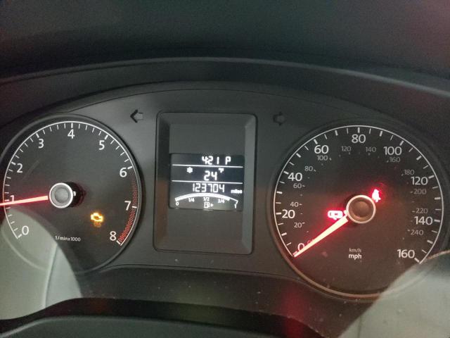 3VW2K7AJ5CM320514 - 2012 VOLKSWAGEN JETTA BASE SILVER photo 9