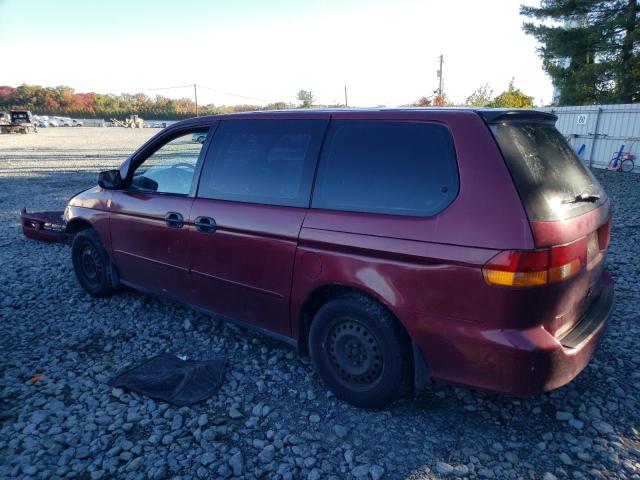 5FNRL18563B028590 - 2003 HONDA ODYSSEY LX BURGUNDY photo 2