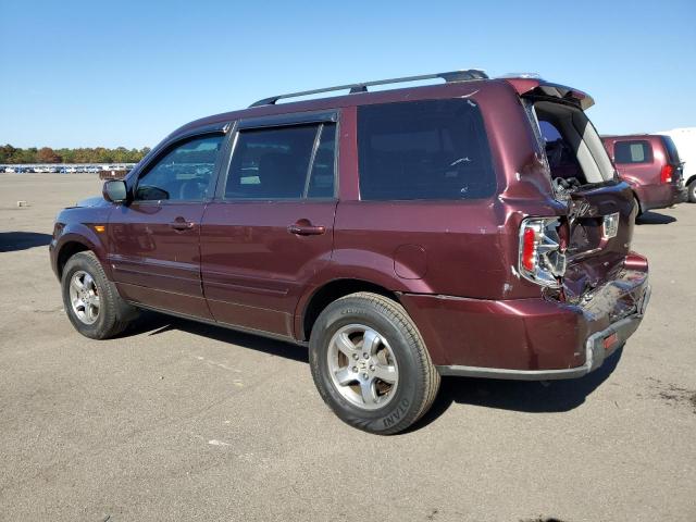 5FNYF18528B044327 - 2008 HONDA PILOT EXL BURGUNDY photo 2